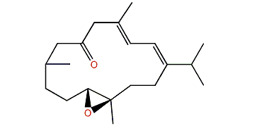 (E,E)-11,12-Epoxycembra-1,3-dien-6-one