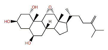 11,12-Epoxyergost-24(28)-en-1,3,6-triol