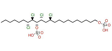11,13,15,16-Tetrachlorodocosane-1,14-disulfate