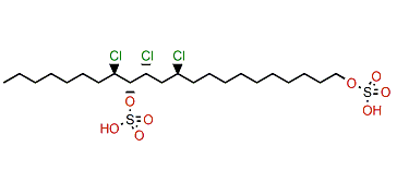 11,13,15-Trichlorodocosane-1,14-disulfate