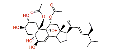 11,19-Diacetoxy-24-ethylcholesta-7,22-dien-2a,3b,5a,6b,9a-pentol