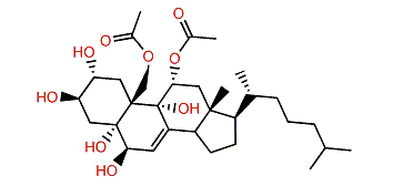 11,19-Diacetoxycholest-7-en-2a,3b,5a,6b,9a-pentol