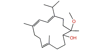 (Z,Z,E)-11-Hydroxy--12-methoxy-1-isopropyl-4,8,12-trimethylcyclotetradeca-1,3,7-triene