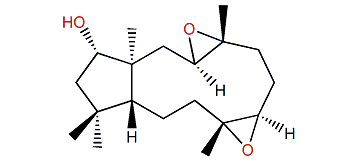 (1R,3S,4S,7S,8S,11R,14R)-3,4-7,8-Diepoxy-1,4,8,12,12-pentamethylbicy-clo[9.3.0]tetradecan-14-ol