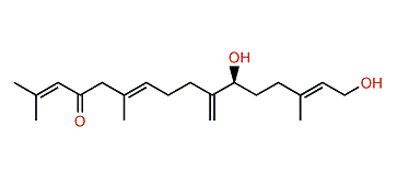 (S,6E,14E)-11,16-Dihydroxy-2,6,14-trimethyl-10-methylenehexadeca-2,6,14-trien-4-one