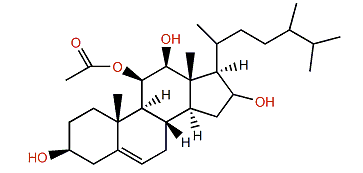 11b-Acetoxyergost-5-en-3b,12b-16-triol