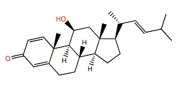 (22E)-11b-Hydroxy-24-norcholesta-1,4,22-trien-3-one