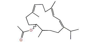 (1E,3E,7E)-11xi-Acetoxy-1,3,7-cembratriene