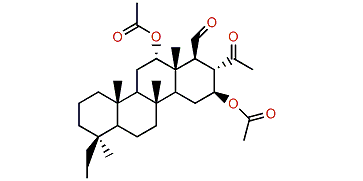 12,16-Diacetoxy-24-methyl-24-oxoscalaran-25-al
