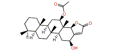 12-O-Acetyl-16-O-deacetyl-16-epi-scalarolbutenolide