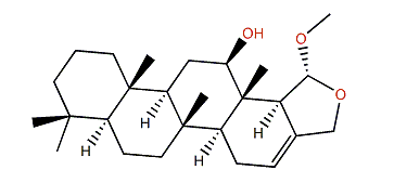 12-O-Deacetyl-19-O-methyl-deoxoscalarin