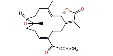 (Z)-12-Ethoxycarbonyl-11-sarcophine