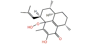 12-Hydroperoxy-10-hydroxy-8(13),10,14-epiamphilectatrien-9-one