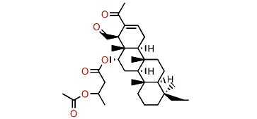 12a-(3'-Acetoxybutanoyloxy)-20,24-dimethyl-24-oxoscalara-16-en-25-al