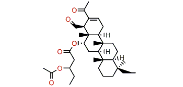 12a-(3'-Acetoxypentanoyloxy)-20,24-dimethyl-24-oxoscalara-16-en-25-al