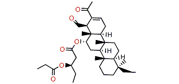 12a-(3'-Propanoyloxypentanoyloxy)-20,24-dimethyl-24-oxoscalara-16-en-25-al