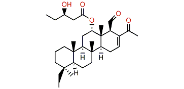 12a-(3R'-Hydroxypentanoyloxy)-20,24-dimethyl-24-oxoscalara-16-en-25-al