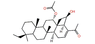 12a-Acetoxy-13b,18b-cyclobutan-20,24-dimethyl-24-oxoscalar-16-en-25b-ol