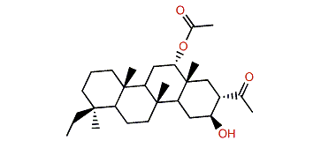 12a-Acetoxy-16b-hydroxy-20,24-dimethyl-25-nor-24-scalaranone