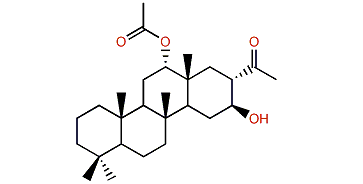 12a-Acetoxy-16b-hydroxy-24-methyl-25-nor-24-scalaranone