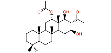 12a-Acetoxy-16b,18b-dihydroxy-24-methyl-25-nor-24-scalaranone