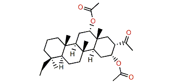 12a,16a-Diacetoxy-20,24-dimethyl-25-norscalaran-24-one
