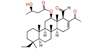 12b-(3'b-Hydroxybutanoyloxy)-20,24-dimethyl-24-oxo-scalara-16-en-25-al