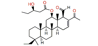 12b-(3'b-Hydroxypentanoyloxy)-20,24-dimethyl-24-oxo-scalara-16-en-25-al