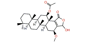 12b-Acetoxy-16b-methoxy-20a-hydroxy-17-scalaren-19,20-olide