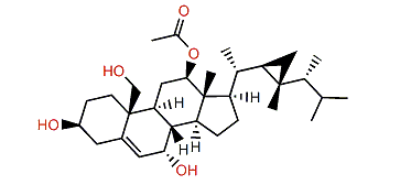 12b-Acetoxy-7a,19-dihydroxygorgosterol