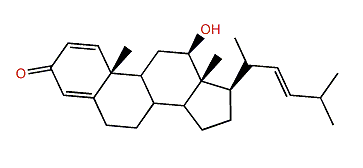 12b-Hydroxy-24-norcholesta-1,4,22-trien-3-one