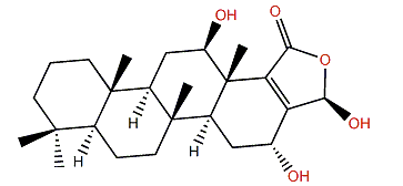 12b,16a,20-Trihydroxy-17-scalaren-19,20-olide