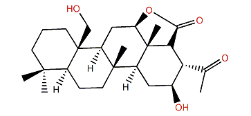 12b,16b-Dihydroxy-24-methyl-24-oxo-scalaran-25,12b-ol