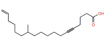 12-Methyloctadeca-17-en-5-ynoic acid