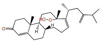 13,14-Seco-22-norergosta-4,24(28)-dien-19-hydroperoxide-3-one