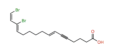 (7E,15Z)-14,16-Dibromohexadeca-7,13,15-trien-5-ynoic acid