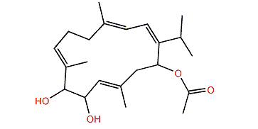 (1Z,3E,7E,11E)-14-Acetoxycembra-1,3,7,11-tetraene-9,10-diol