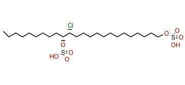 14-Chlorotetracosane-1,15-disulfate