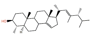 (24R)-4,23,24-Trimethyl-5a-cholesta-14,22-dien-3b-ol