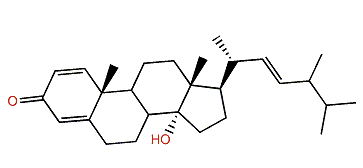 (22E)-14a-Hydroxycholesta-1,4,22-trien-3-one