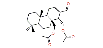 15,17-Diacetoxy-12-isocopalen-16-al