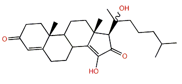 15,20xi-Dihydroxycholesta-4,14-dien-3,16-dione