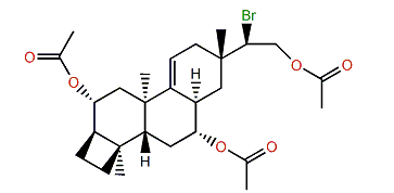 15-Bromo-2,7,16-triacetoxyisoparguerol