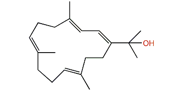 15-Hydroxycembra-1,3,7,11-tetraene