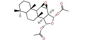 15a,16b-Diacetoxy-11,12b-epoxyspongiane