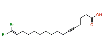 (Z)-16,16-Dibromohexadec-15-en-5-ynoic acid