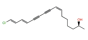 (2S,7Z,13E,15E)-16-Chloro-7,13,15-hexadecatriene-9,11-diyn-2-ol