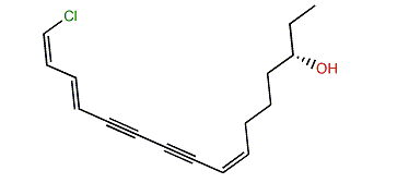 (3S,7Z,13E,15Z)-16-Chloro-7,13,15-hexadecatriene-9,11-diyn-3-ol
