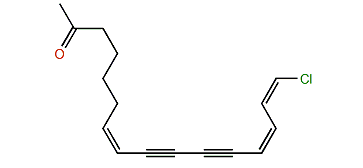 (7Z,13Z,15Z)-16-Chloro-7,13,15-hexadecatriene-9,11-diyn-2-one