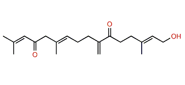 (6E,14E)-16-Hydroxy-2,6,14-trimethyl-10-methylene-2,6,14-hexadecatriene-4,13-dione